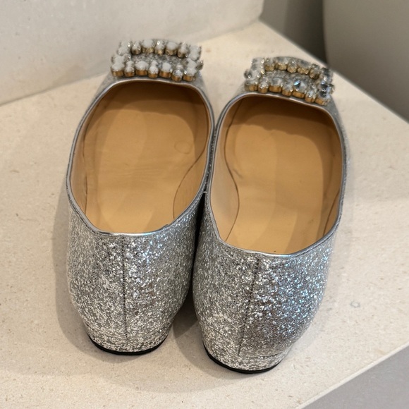 Kate Spade Silver Women's Flats with Jewels - Size 10 - Picture 5 of 10